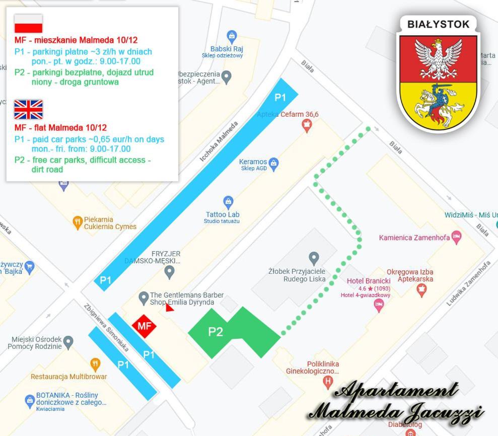 Vip Apartament Malmeda Jacuzzi Białystok Kültér fotó